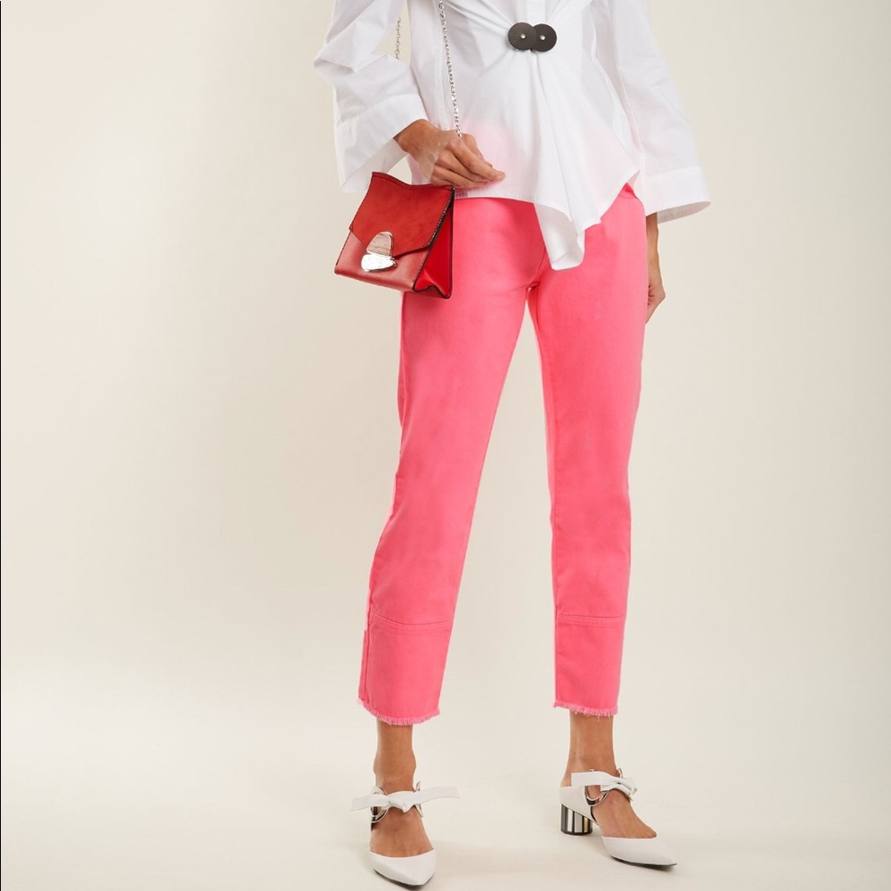 - BARBIECORE PINK MSGM Milan Hot Pink Denim Jeans NWT Sz 4 31" Waist
